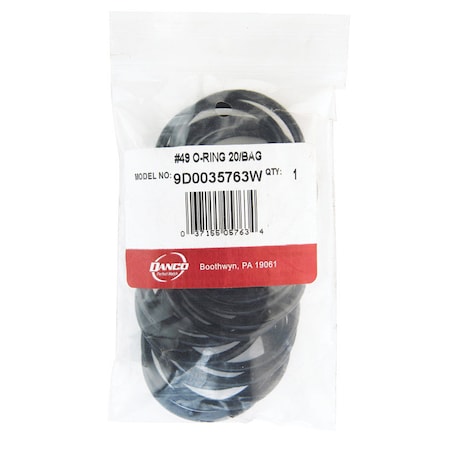 Danco Danco 1-7/8 in. D X 1-5/8 in. D No 49 Rubber O-Ring 20 pk 35763W